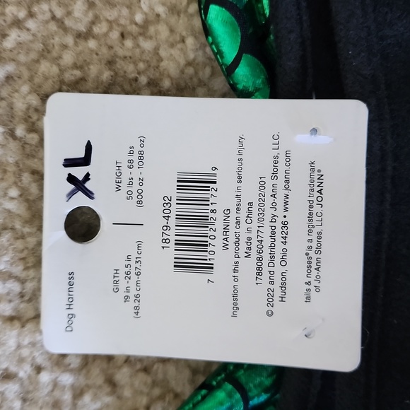 Pet Halloween costume Green Dragon Wings - Picture 6 of 9